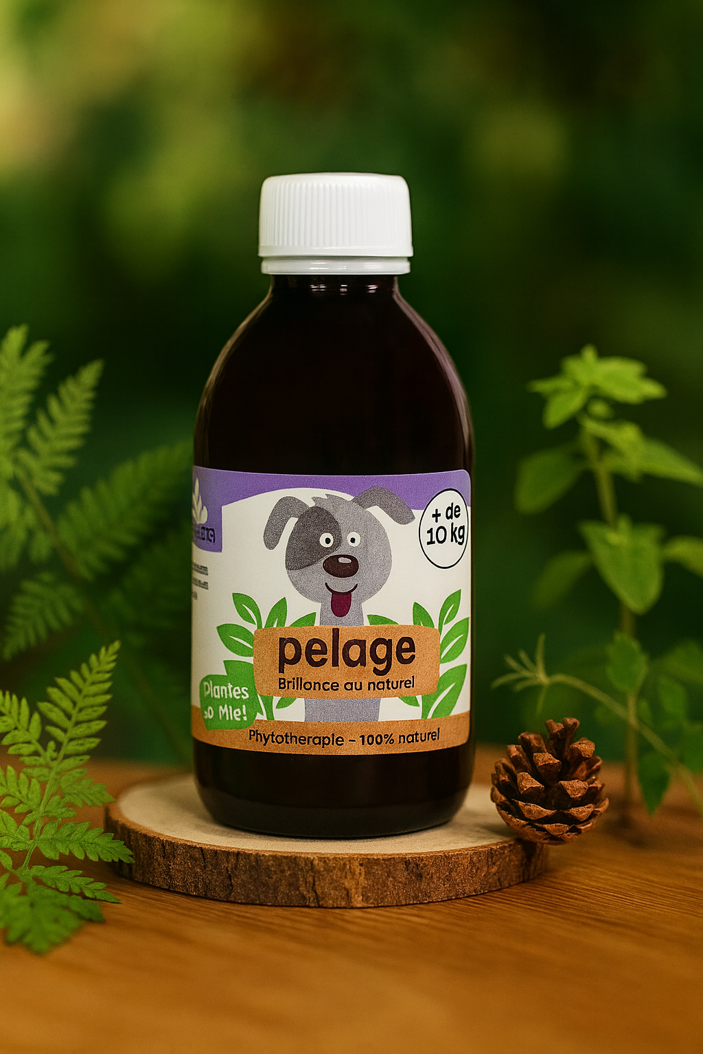Sirop Naturel Pelage pour Chien & Chat - Plantes & Miel